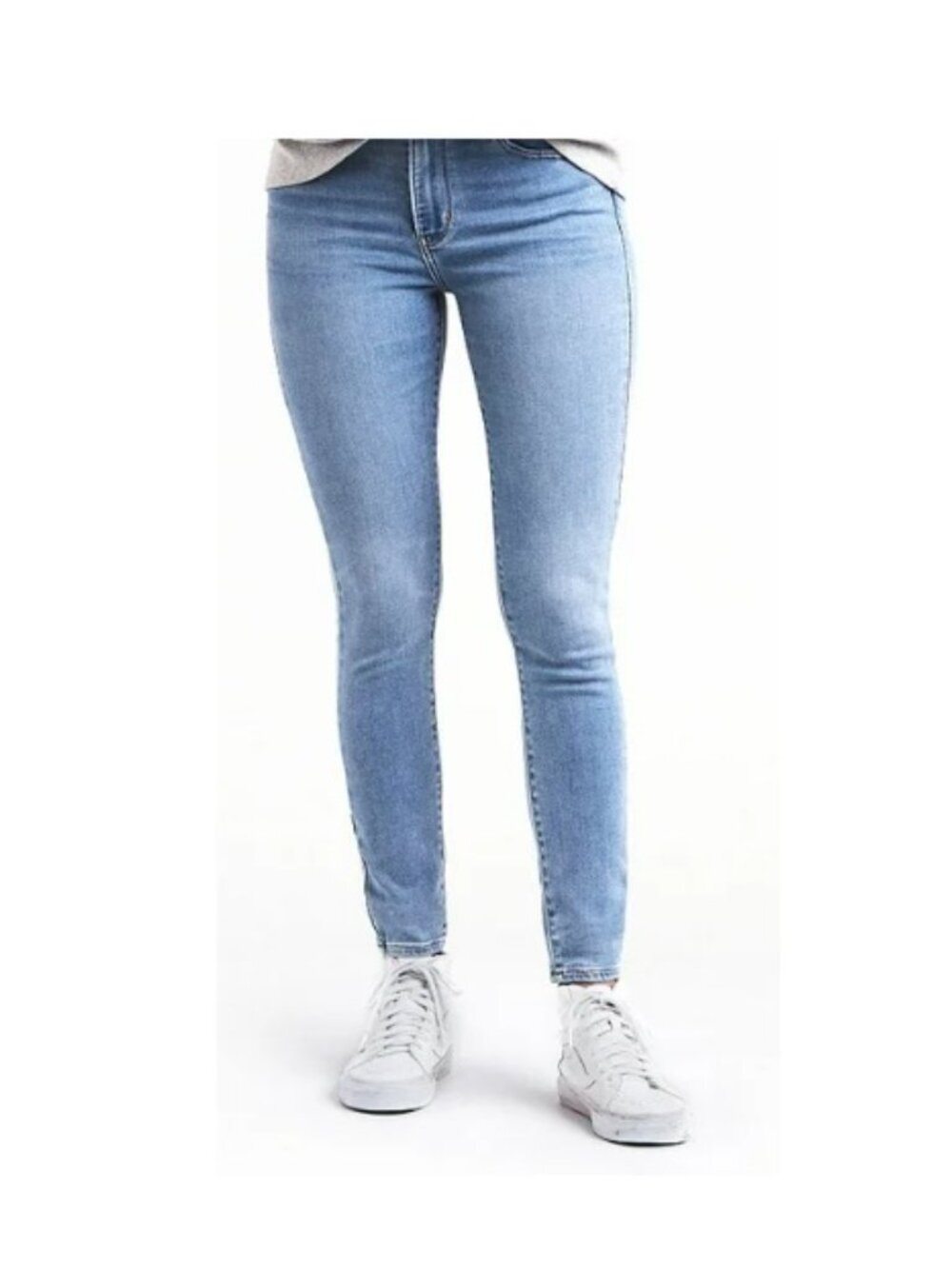 Levi's 720 High Rise Super Skinny Jeans Womens 32 Light Wash Stretch